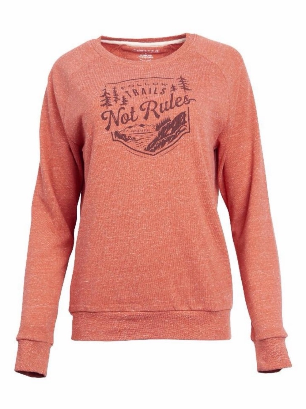 United By Blue Follow Trails Not Rules Sweatshirt Red M